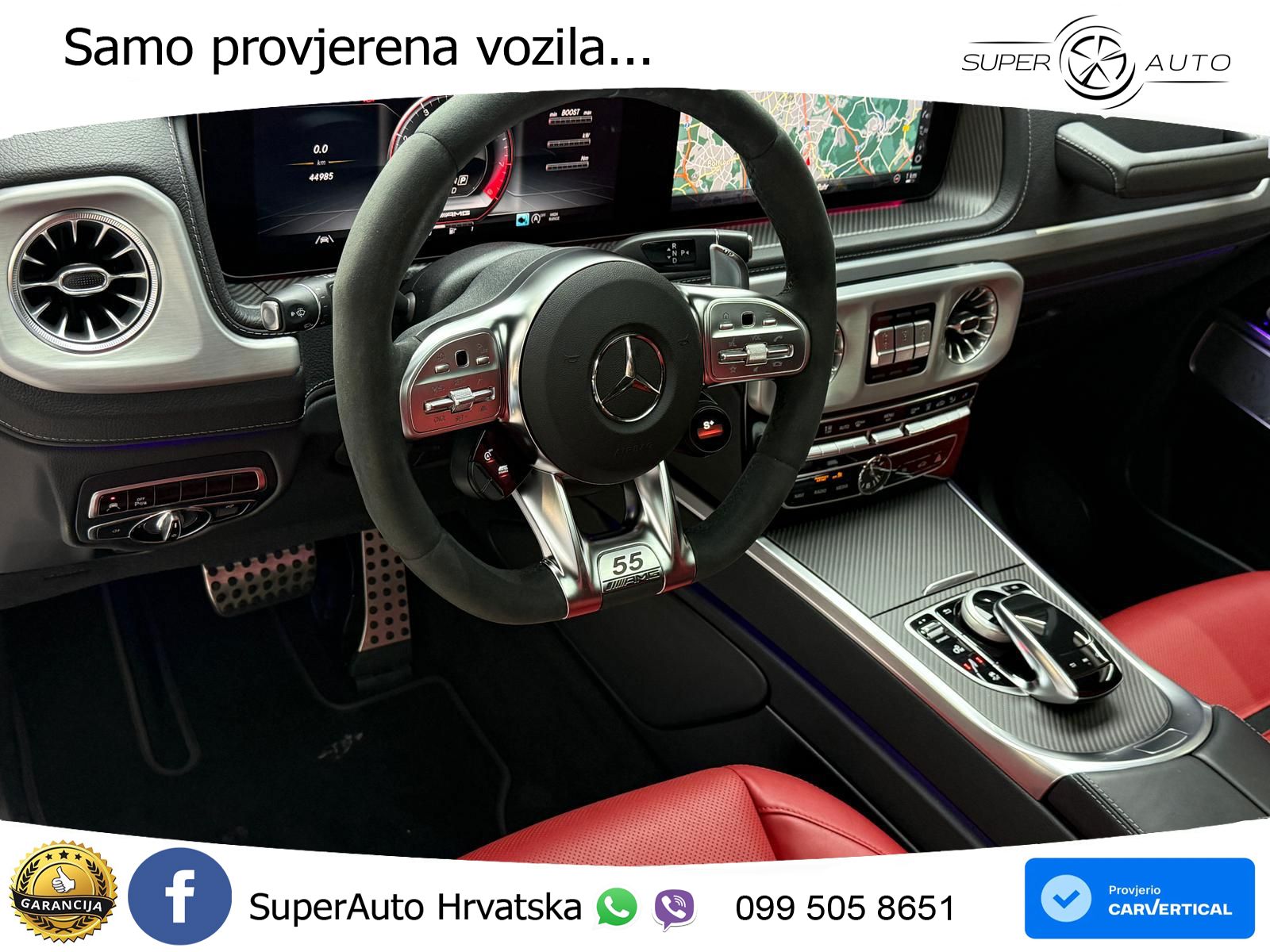 Mercedes AMG G 63 Long V8 (585 KS) 4MATIC 9G-TRONIC AMG SPEEDSHIFT PLUS LED+GR SJED+ACC