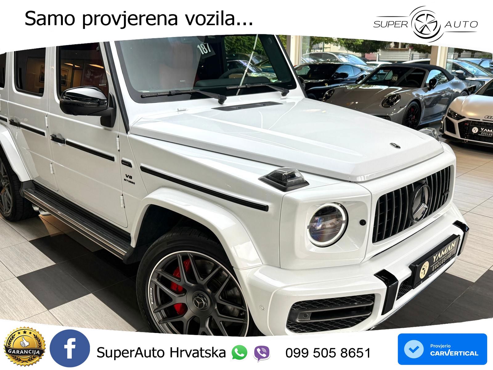 Mercedes AMG G 63 Long V8 (585 KS) 4MATIC 9G-TRONIC AMG SPEEDSHIFT PLUS LED+GR SJED+ACC