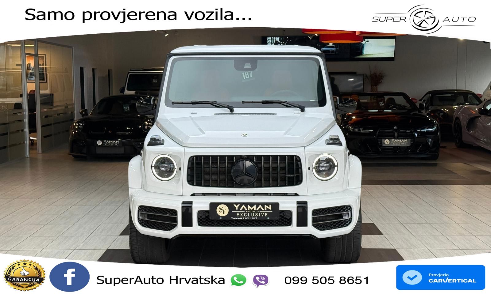 Mercedes AMG G 63 Long V8 (585 KS) 4MATIC 9G-TRONIC AMG SPEEDSHIFT PLUS LED+GR SJED+ACC