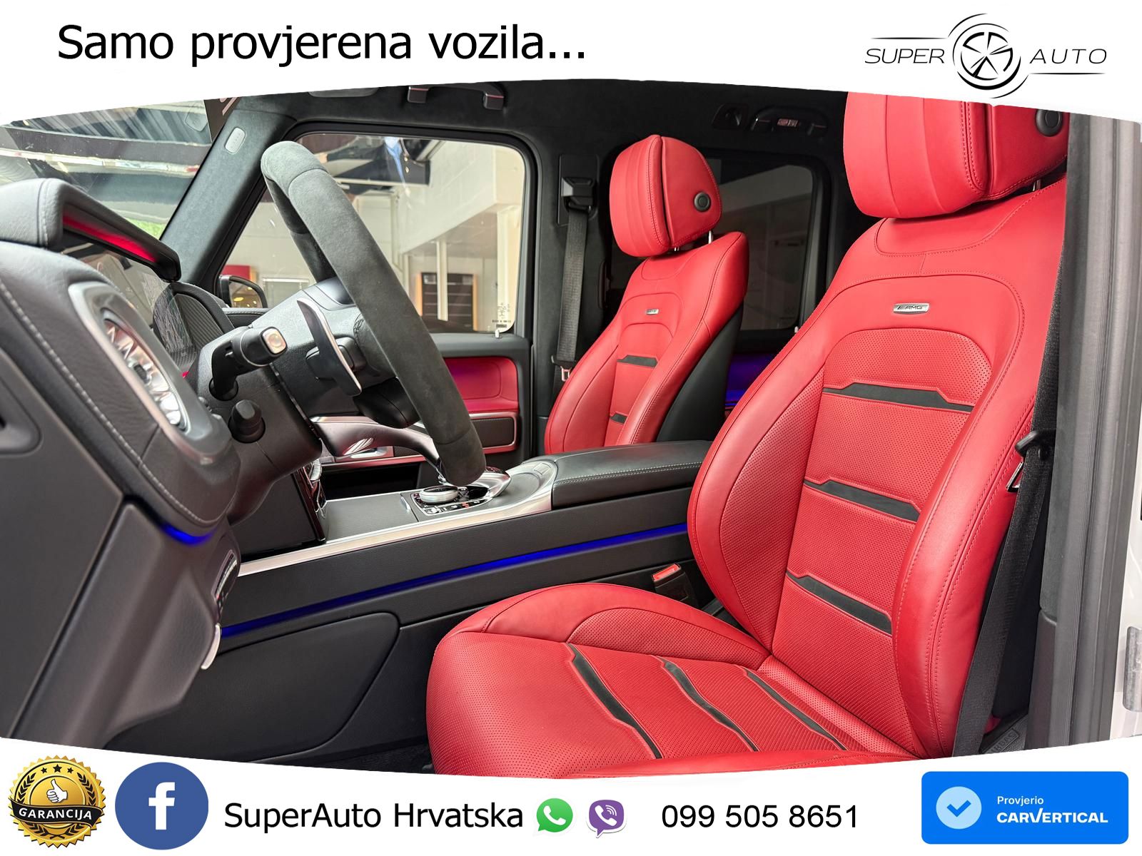 Mercedes AMG G 63 Long V8 (585 KS) 4MATIC 9G-TRONIC AMG SPEEDSHIFT PLUS LED+GR SJED+ACC