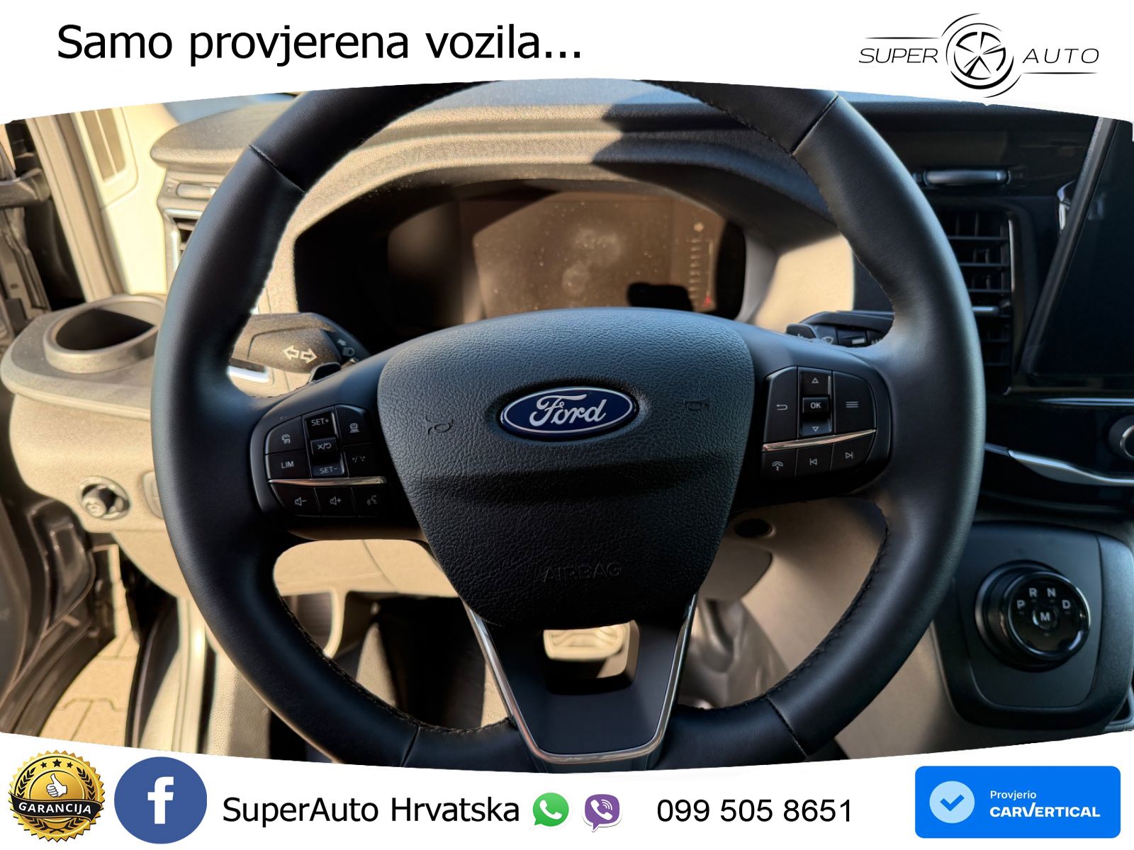 Ford Transit Autom. FT350 Limited L3H2 360°Kam. AHK 165 KS