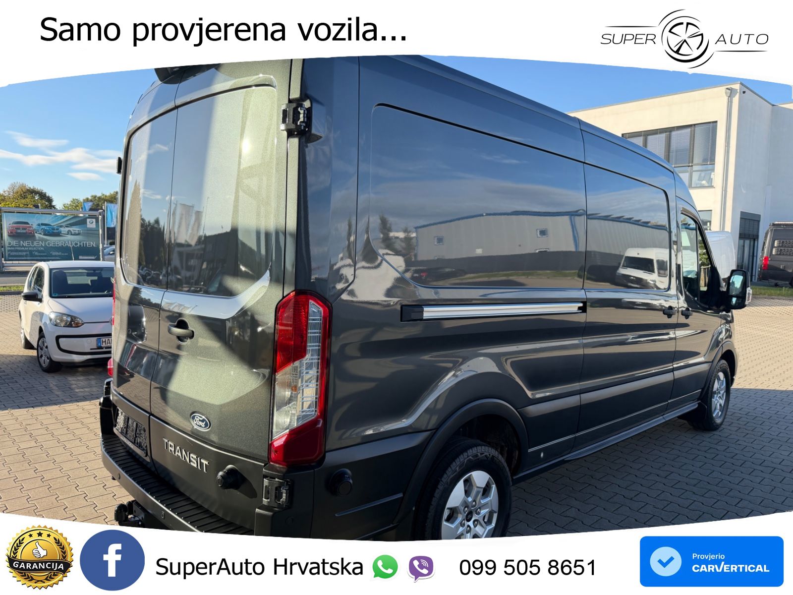 Ford Transit Autom. FT350 Limited L3H2 360°Kam. AHK 165 KS