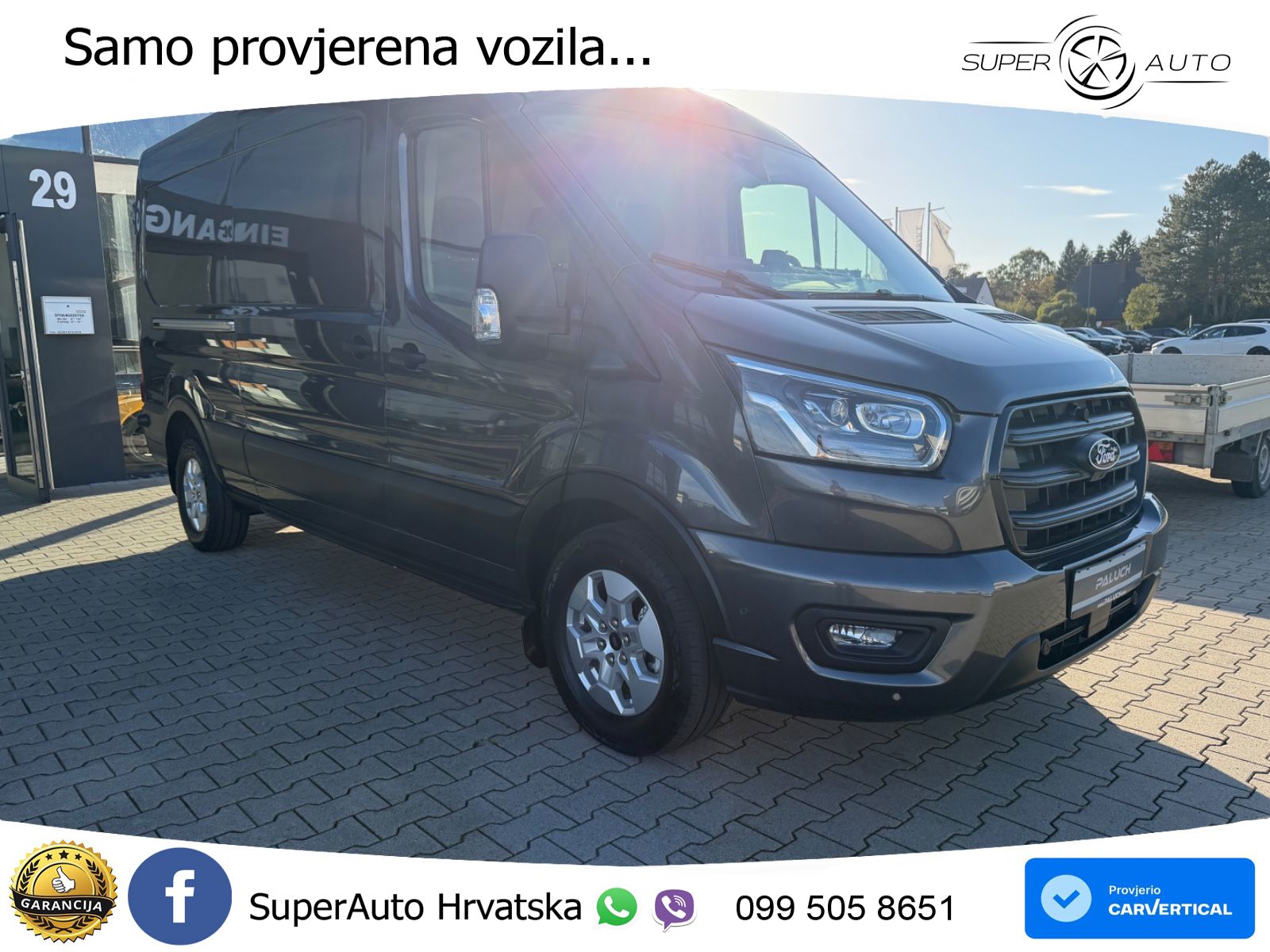 Ford Transit Autom. FT350 Limited L3H2 360°Kam. AHK 165 KS