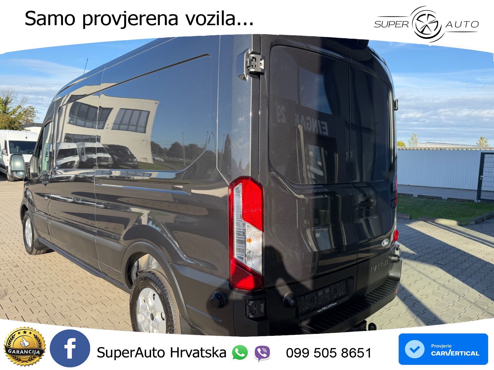 Ford Transit Autom. FT350 Limited L3H2 360°Kam. AHK 165 KS