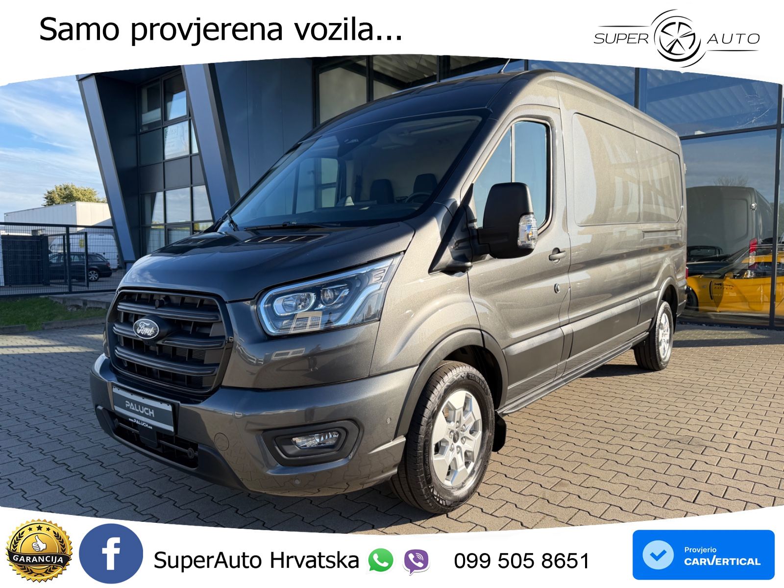 Ford Transit Autom. FT350 Limited L3H2 360°Kam. AHK 165 KS