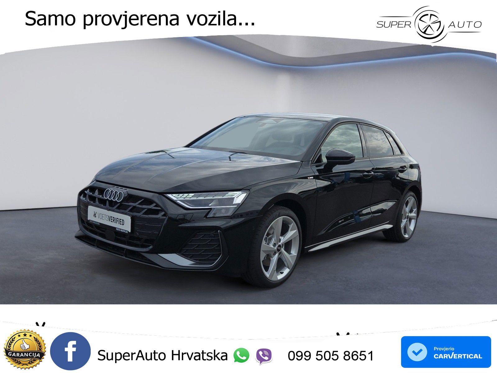 Audi A3 Sportback 40 TFSI (204 KS) quattro S tronic S line
