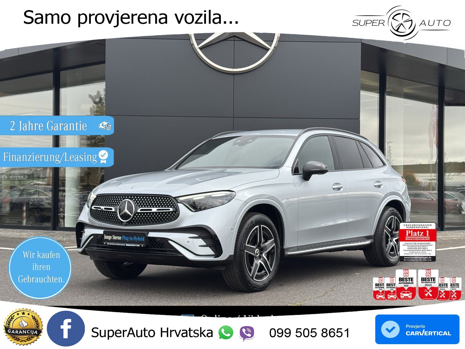 Mercedes GLC 400e (381 KS) 4MATIC 9G-TRONIC AMG LED+GR SJED+ACC