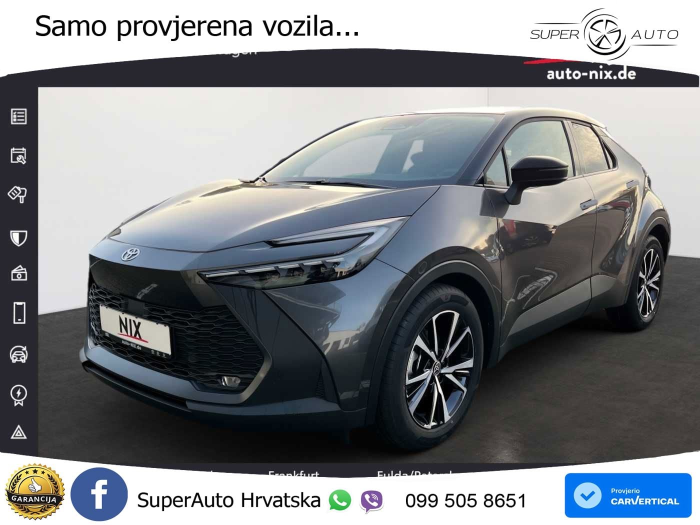 Toyota C-HR 1.8 (140 KS) Hybrid e-CVT Team D LED+GR SJED+ACC