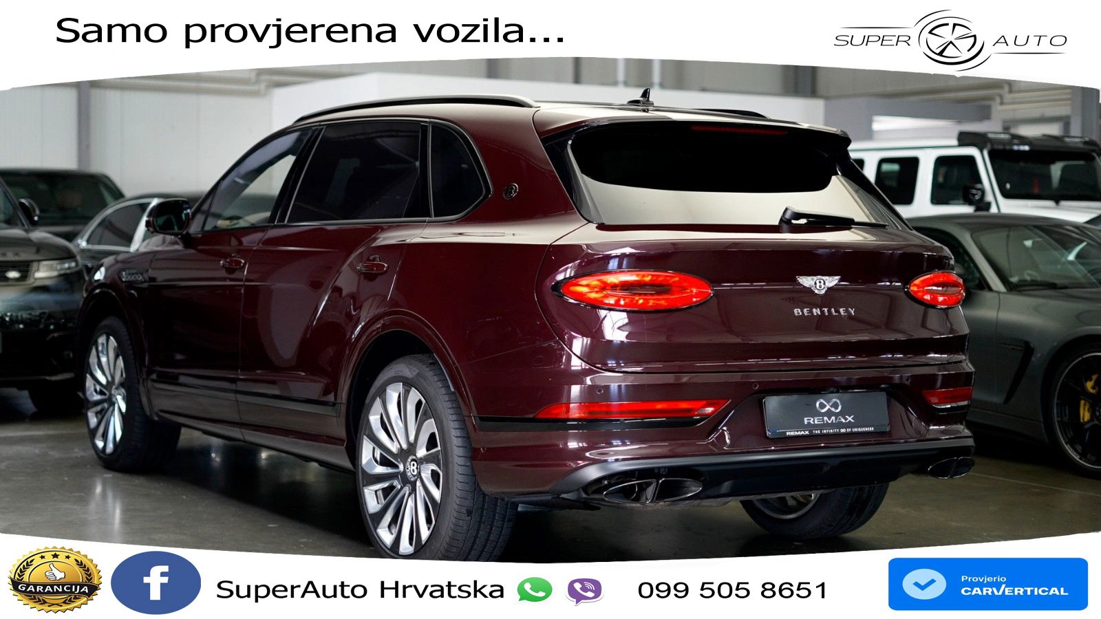 Bentley Bentayga EWB 4.0 V8 (550 KS) 4WD Automatic ZRAČNI+ACC+GR SJED+KAM+PANO