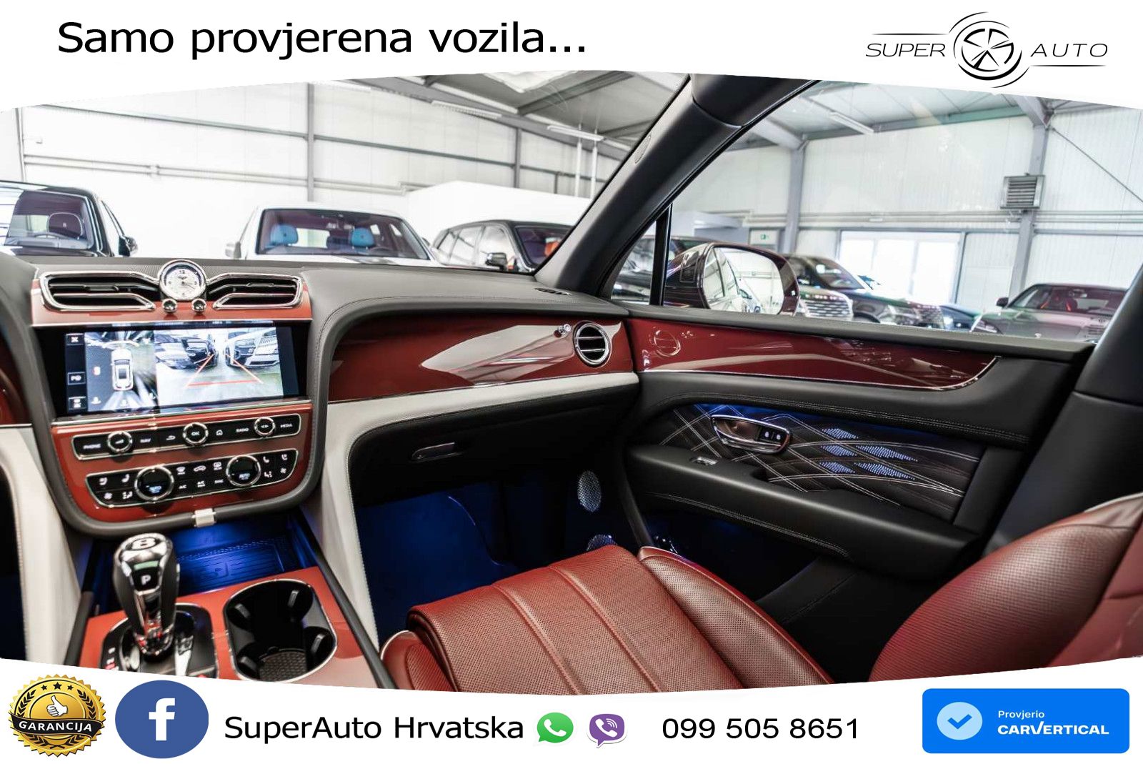 Bentley Bentayga EWB 4.0 V8 (550 KS) 4WD Automatic ZRAČNI+ACC+GR SJED+KAM+PANO