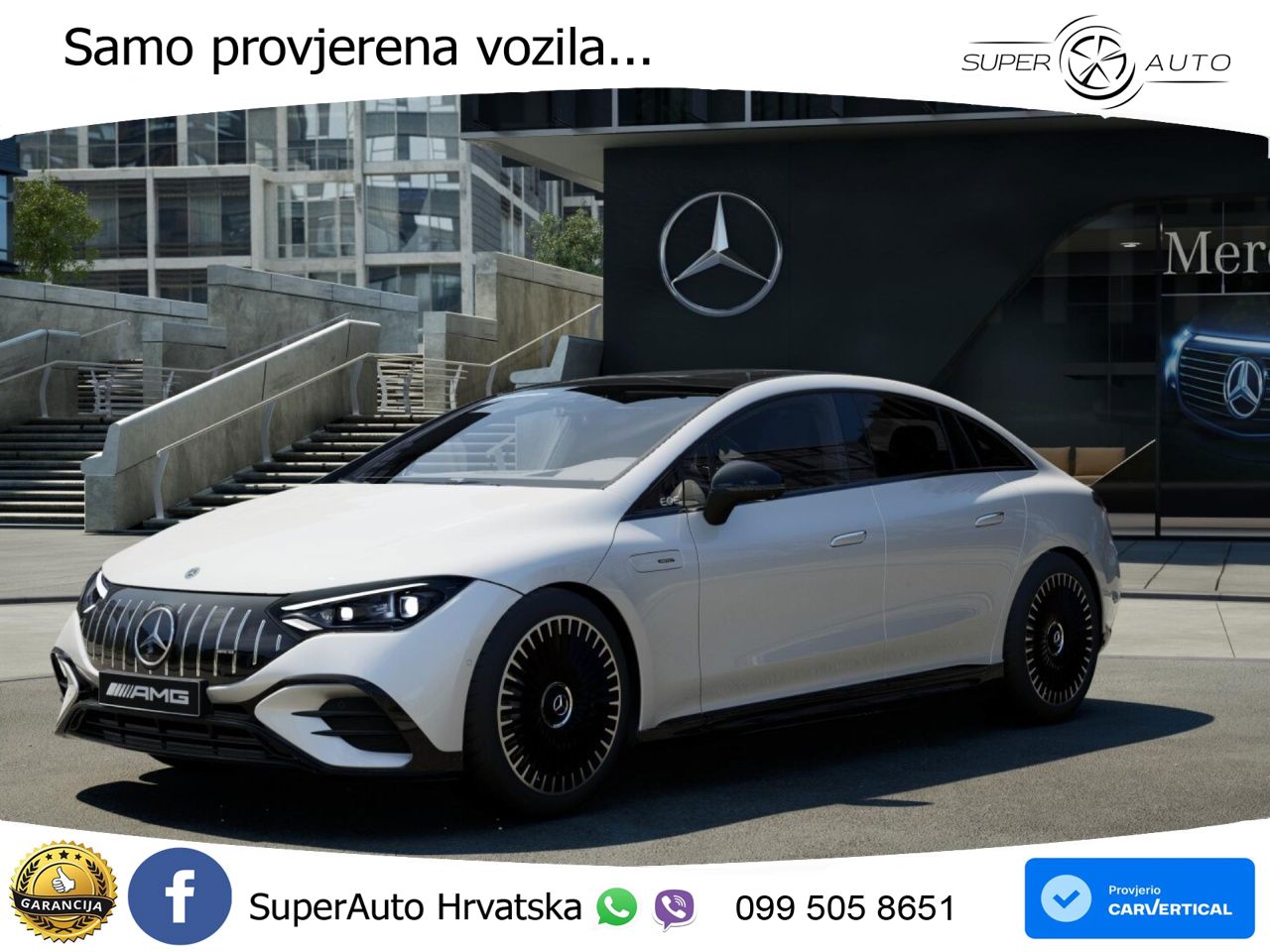 Mercedes EQE AMG 53 100 kWh (625 KS) 4MATIC+ ACC+HEAD+4xGR SJED+360+PANO