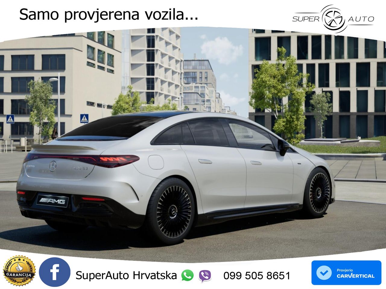 Mercedes EQE AMG 53 100 kWh (625 KS) 4MATIC+ ACC+HEAD+4xGR SJED+360+PANO