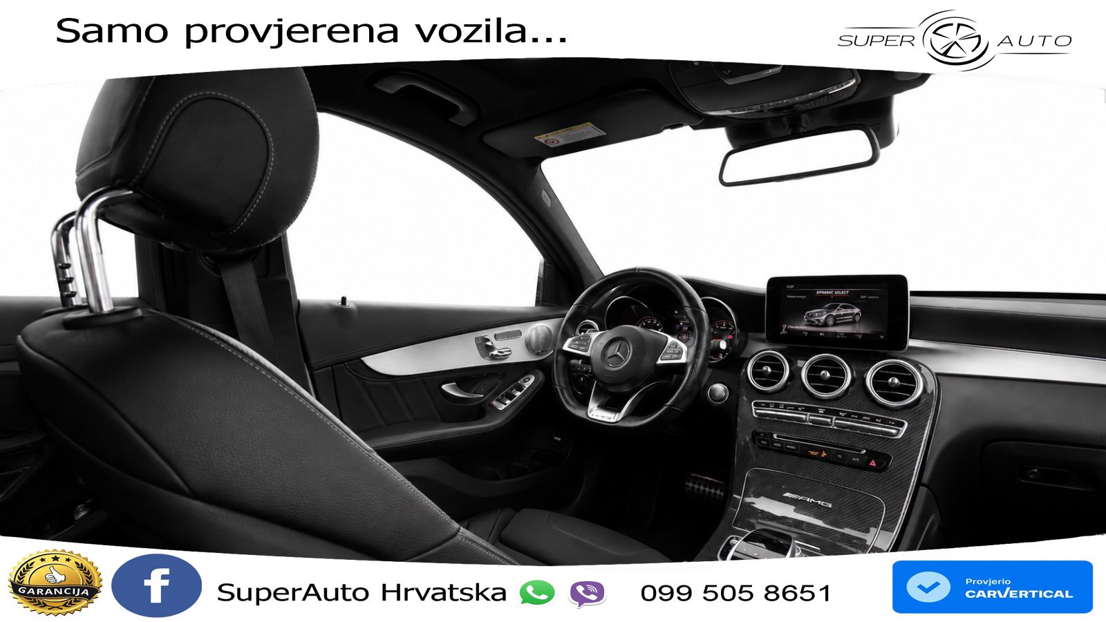 Mercedes GLC Coupe AMG 63 S V8 (510 KS) 4MATIC+ MCT ZRAČNI+ACC+4xGR SJED+KAM