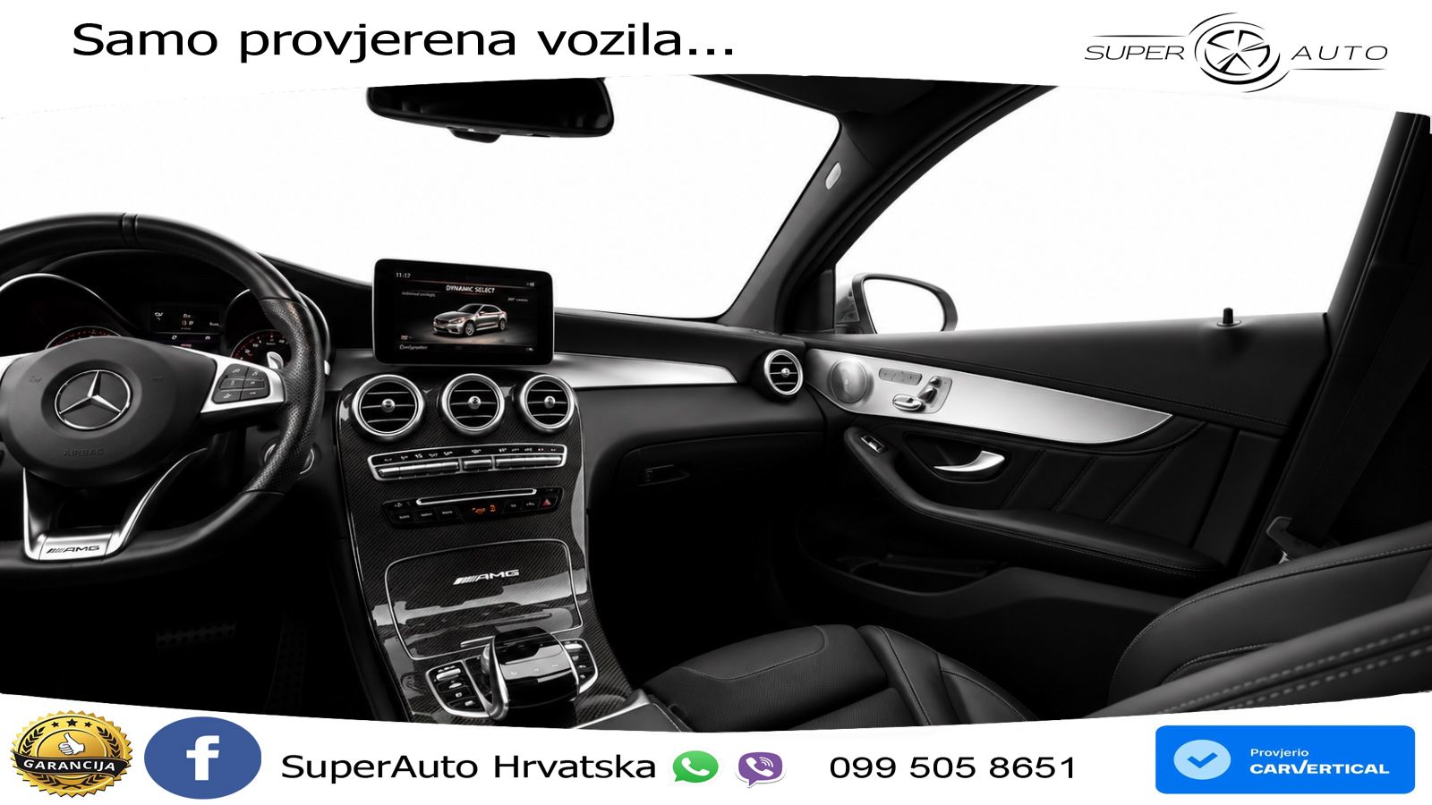 Mercedes GLC Coupe AMG 63 S V8 (510 KS) 4MATIC+ MCT ZRAČNI+ACC+4xGR SJED+KAM