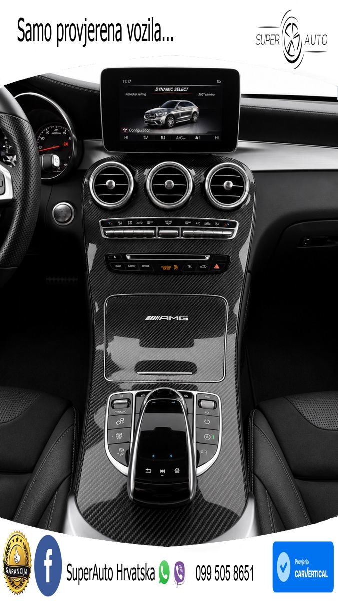 Mercedes GLC Coupe AMG 63 S V8 (510 KS) 4MATIC+ MCT ZRAČNI+ACC+4xGR SJED+KAM
