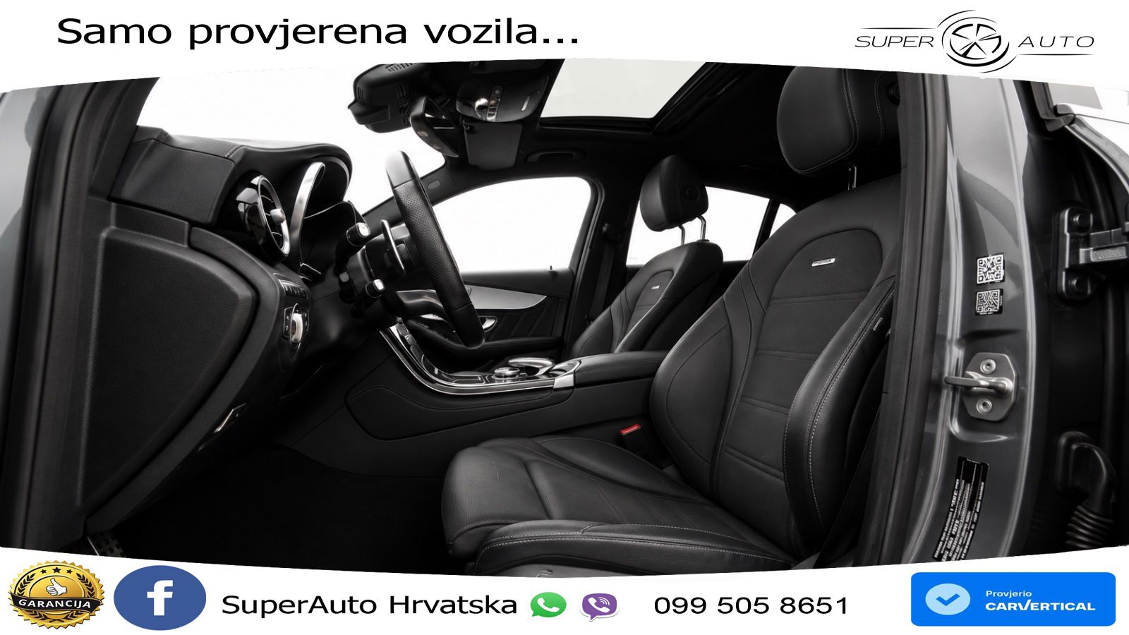 Mercedes GLC Coupe AMG 63 S V8 (510 KS) 4MATIC+ MCT ZRAČNI+ACC+4xGR SJED+KAM