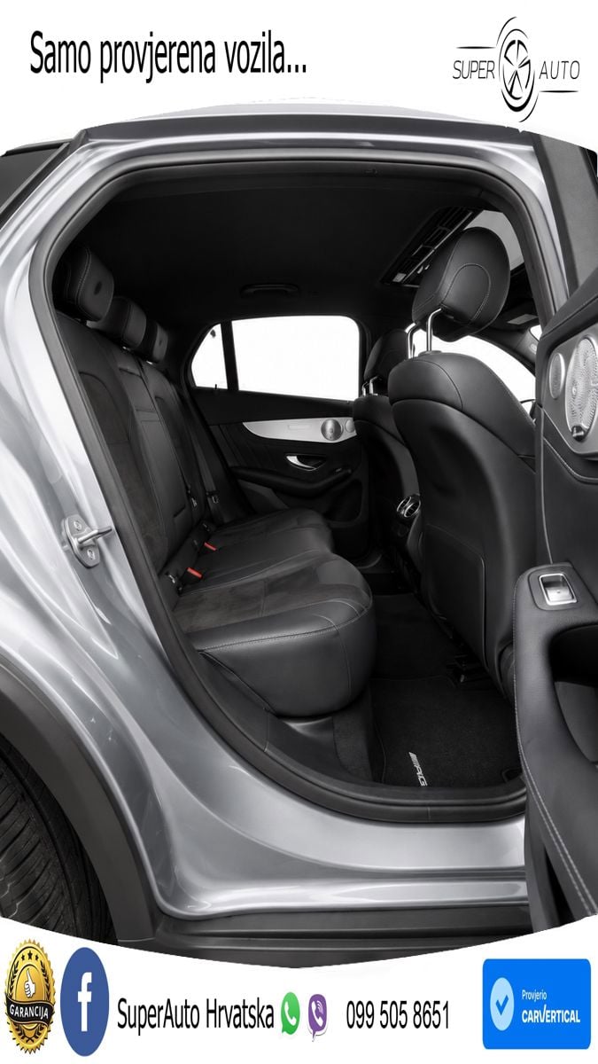 Mercedes GLC Coupe AMG 63 S V8 (510 KS) 4MATIC+ MCT ZRAČNI+ACC+4xGR SJED+KAM