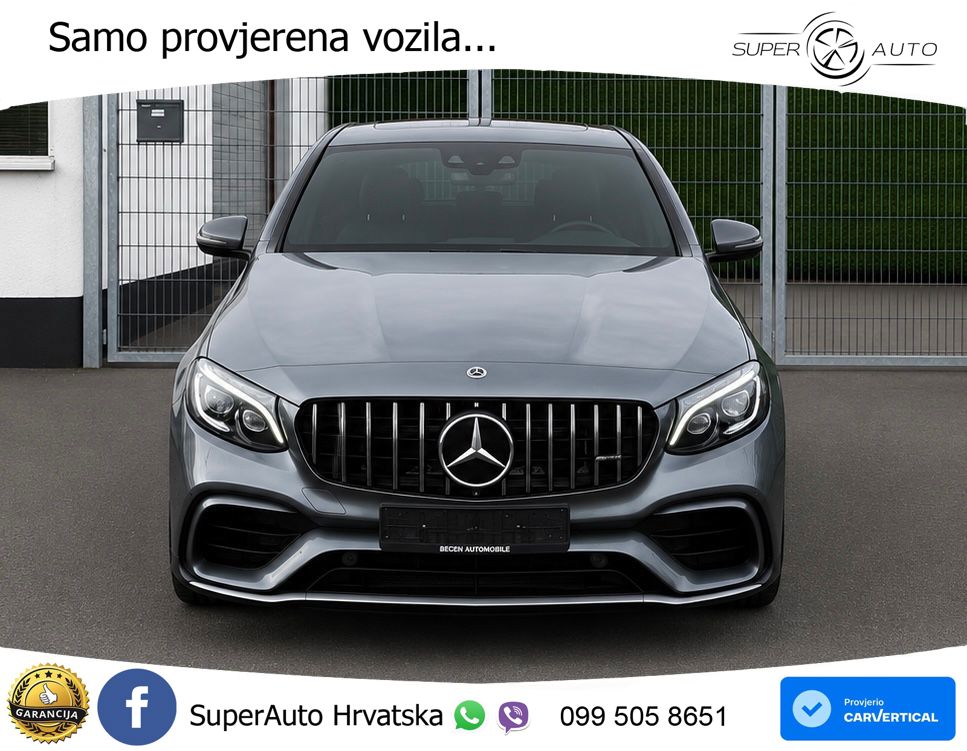 Mercedes GLC Coupe AMG 63 S V8 (510 KS) 4MATIC+ MCT ZRAČNI+ACC+4xGR SJED+KAM