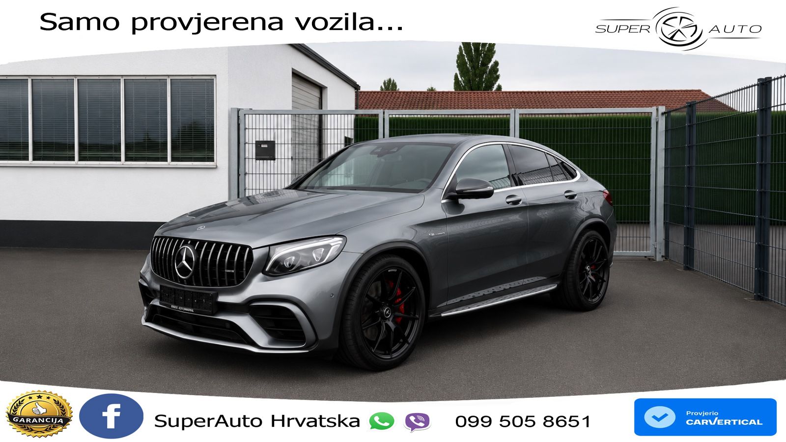 Mercedes GLC Coupe AMG 63 S V8 (510 KS) 4MATIC+ MCT ZRAČNI+ACC+4xGR SJED+KAM
