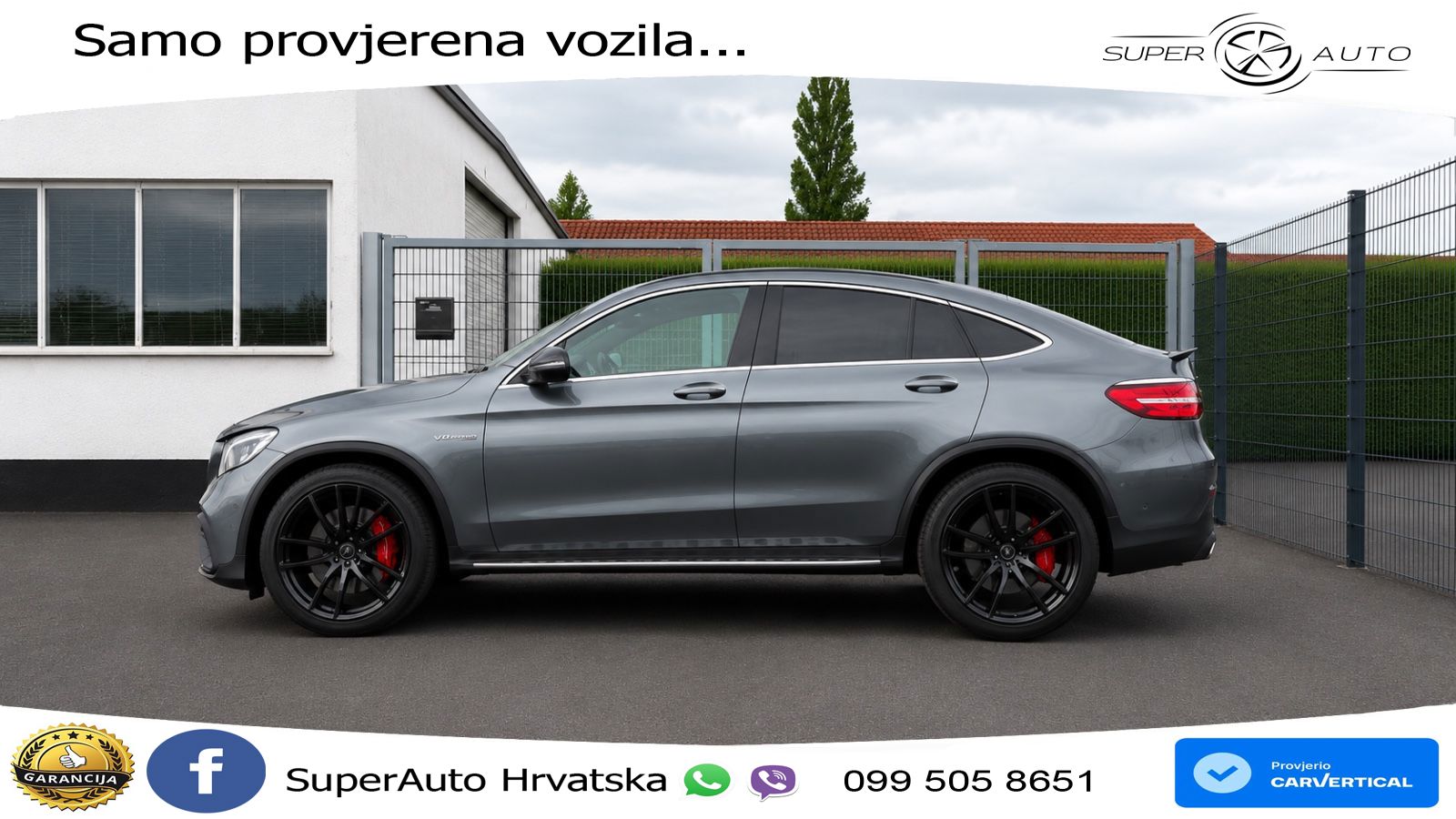 Mercedes GLC Coupe AMG 63 S V8 (510 KS) 4MATIC+ MCT ZRAČNI+ACC+4xGR SJED+KAM