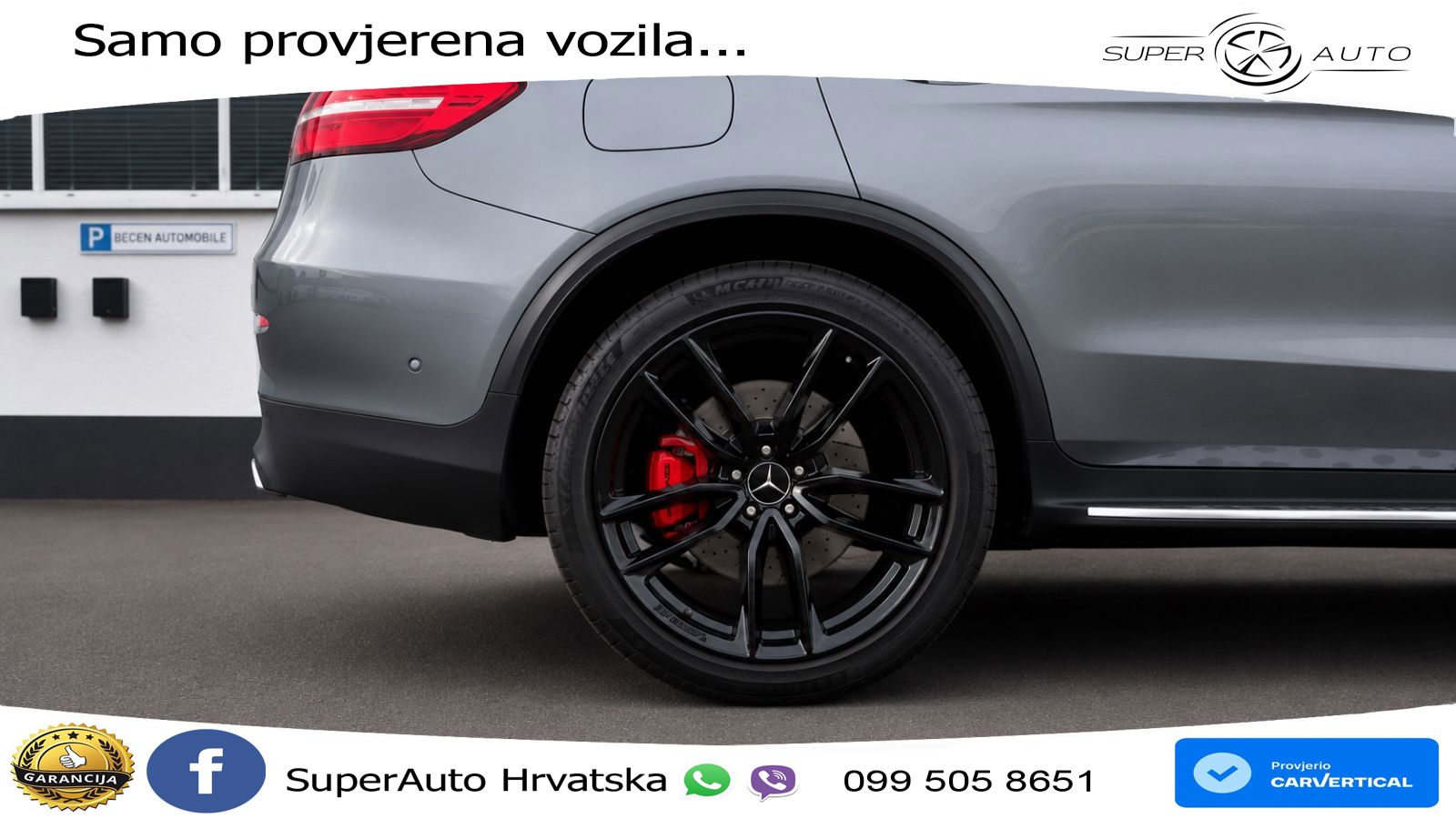 Mercedes GLC Coupe AMG 63 S V8 (510 KS) 4MATIC+ MCT ZRAČNI+ACC+4xGR SJED+KAM
