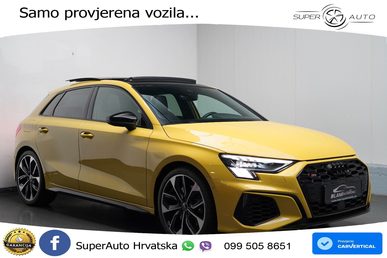 Audi S3 2.0 TFSI (310 KS) quattro S tronic MATRIX+GR SJED+KAM