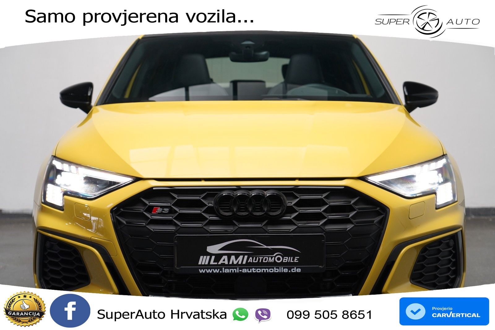 Audi S3 2.0 TFSI (310 KS) quattro S tronic MATRIX+GR SJED+KAM