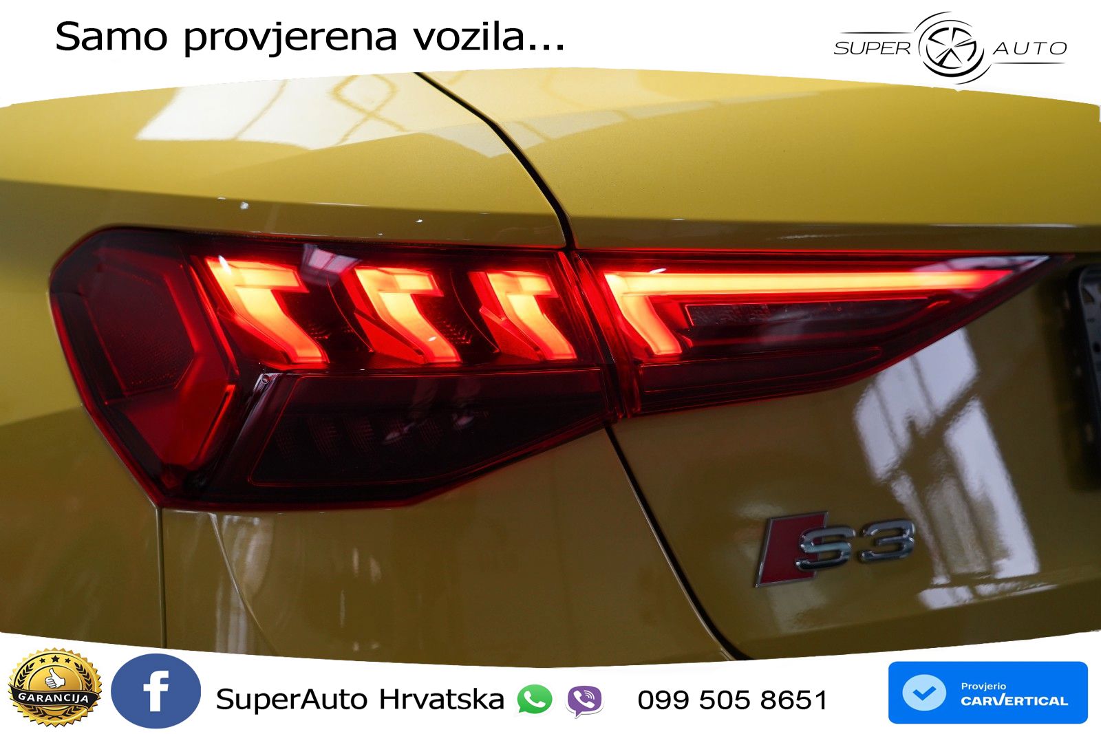 Audi S3 2.0 TFSI (310 KS) quattro S tronic MATRIX+GR SJED+KAM