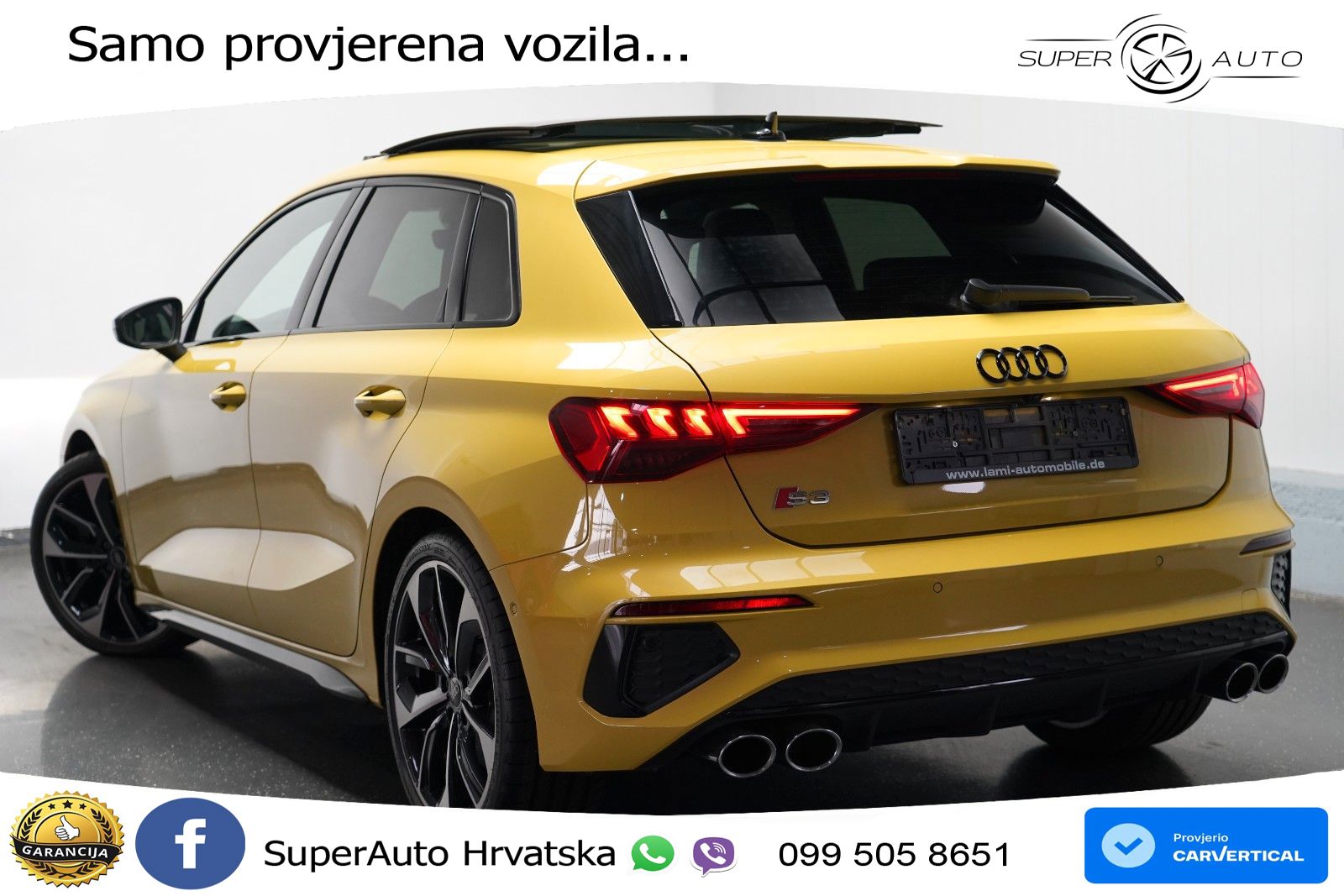 Audi S3 2.0 TFSI (310 KS) quattro S tronic MATRIX+GR SJED+KAM