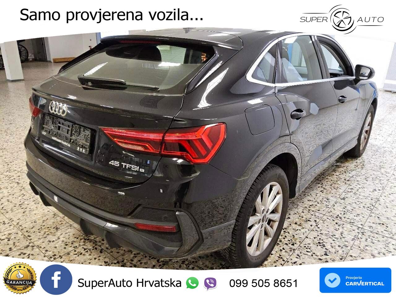 Audi Q3 Sportback 45 TFSIe (245 KS) S tronic LED+GR SJED+ACC