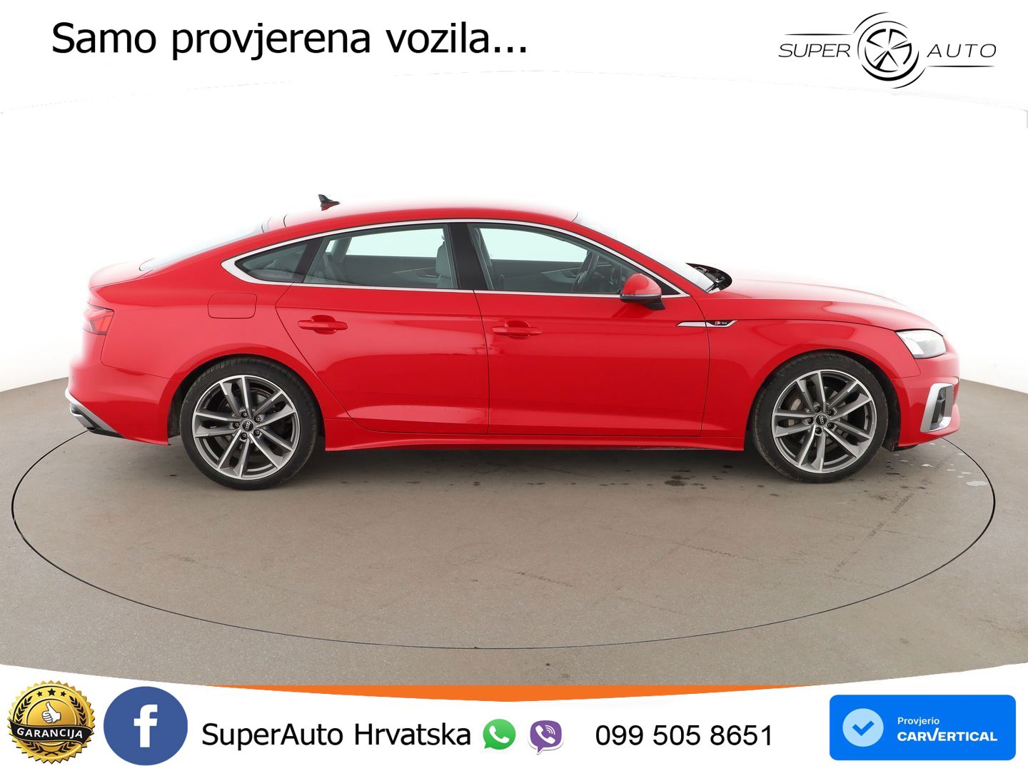 Audi A5 Sportback 40 TDI (204 KS) quattro S tronic S line LED+GR SJED+ACC