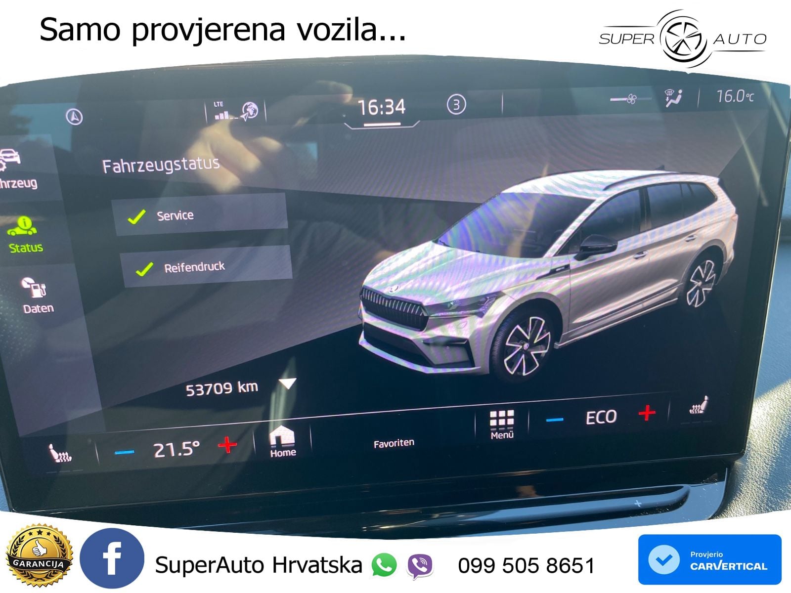 Škoda Enyaq iV 80x 82 kWh (265 KS) AWD SportLine LED+GR SJED+ACC