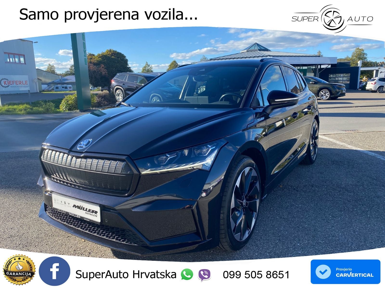 Škoda Enyaq iV 80x 82 kWh (265 KS) AWD SportLine LED+GR SJED+ACC