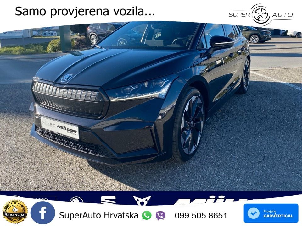Škoda Enyaq iV 80x 82 kWh (265 KS) AWD SportLine LED+GR SJED+ACC