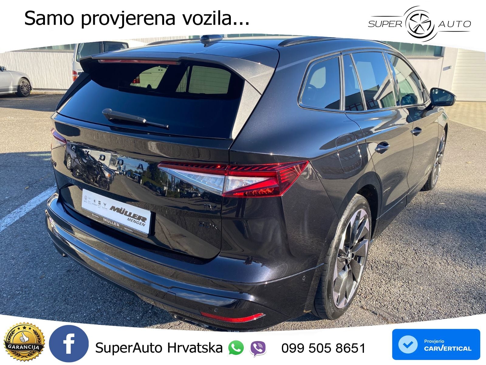 Škoda Enyaq iV 80x 82 kWh (265 KS) AWD SportLine LED+GR SJED+ACC