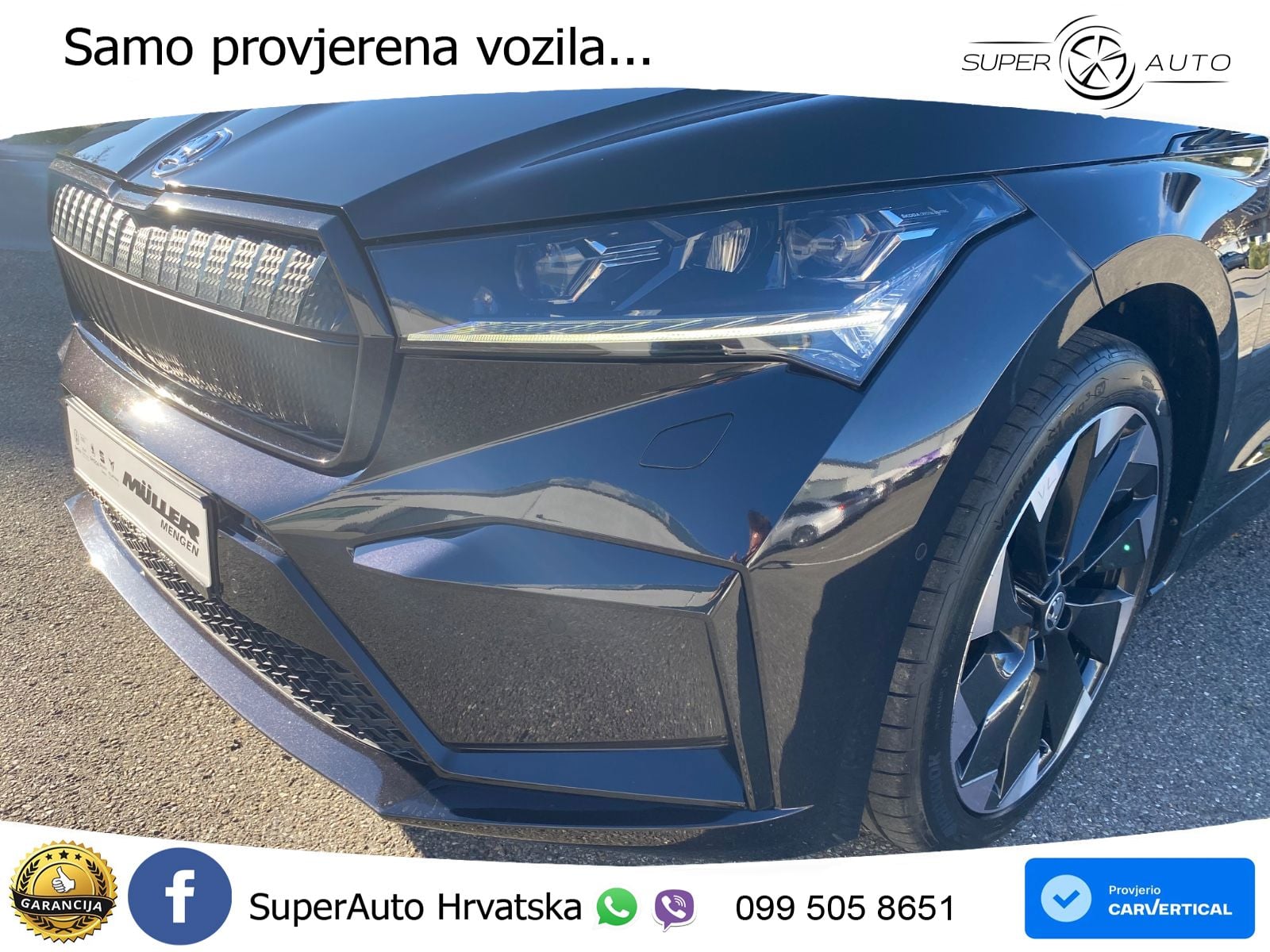 Škoda Enyaq iV 80x 82 kWh (265 KS) AWD SportLine LED+GR SJED+ACC