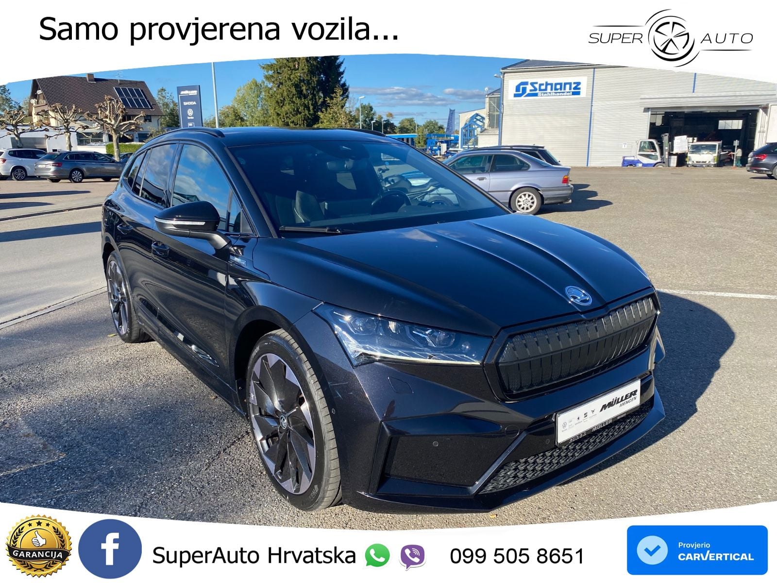 Škoda Enyaq iV 80x 82 kWh (265 KS) AWD SportLine LED+GR SJED+ACC