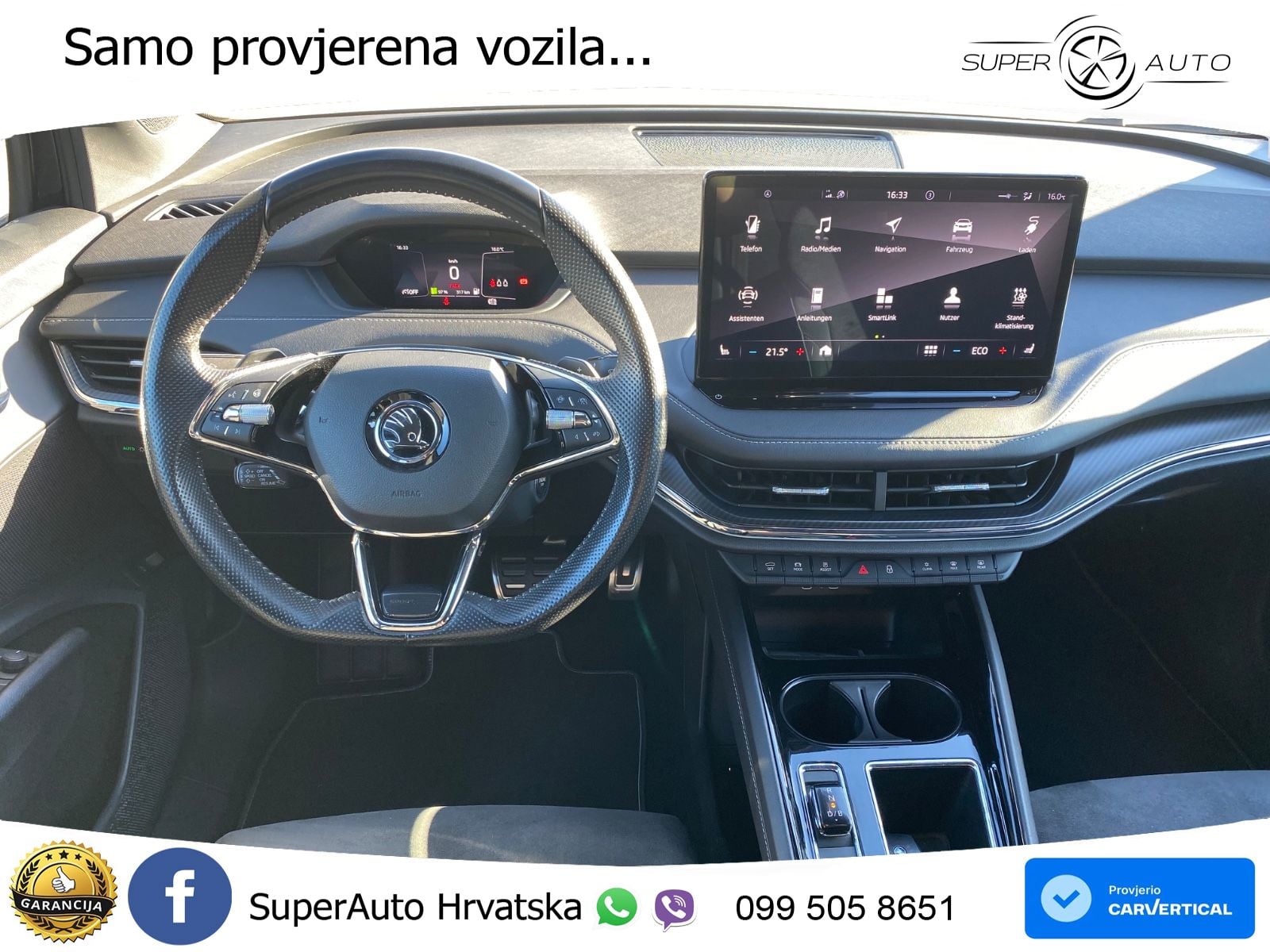 Škoda Enyaq iV 80x 82 kWh (265 KS) AWD SportLine LED+GR SJED+ACC