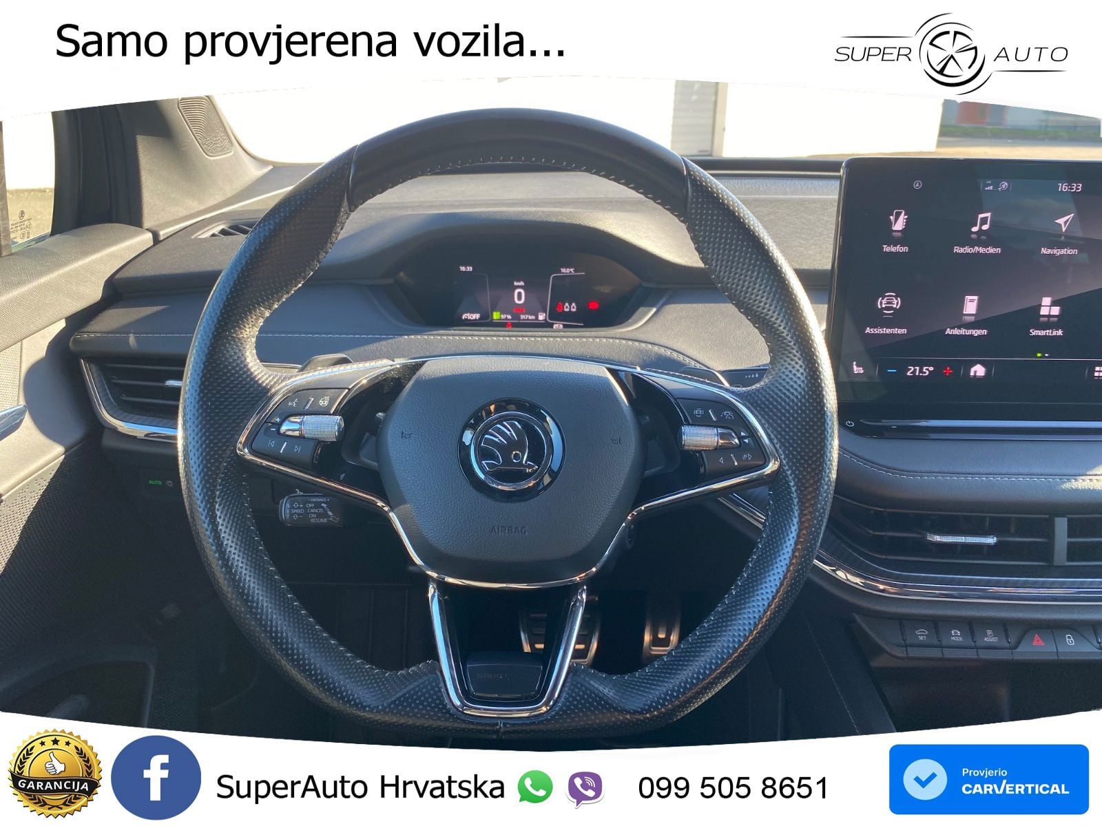 Škoda Enyaq iV 80x 82 kWh (265 KS) AWD SportLine LED+GR SJED+ACC