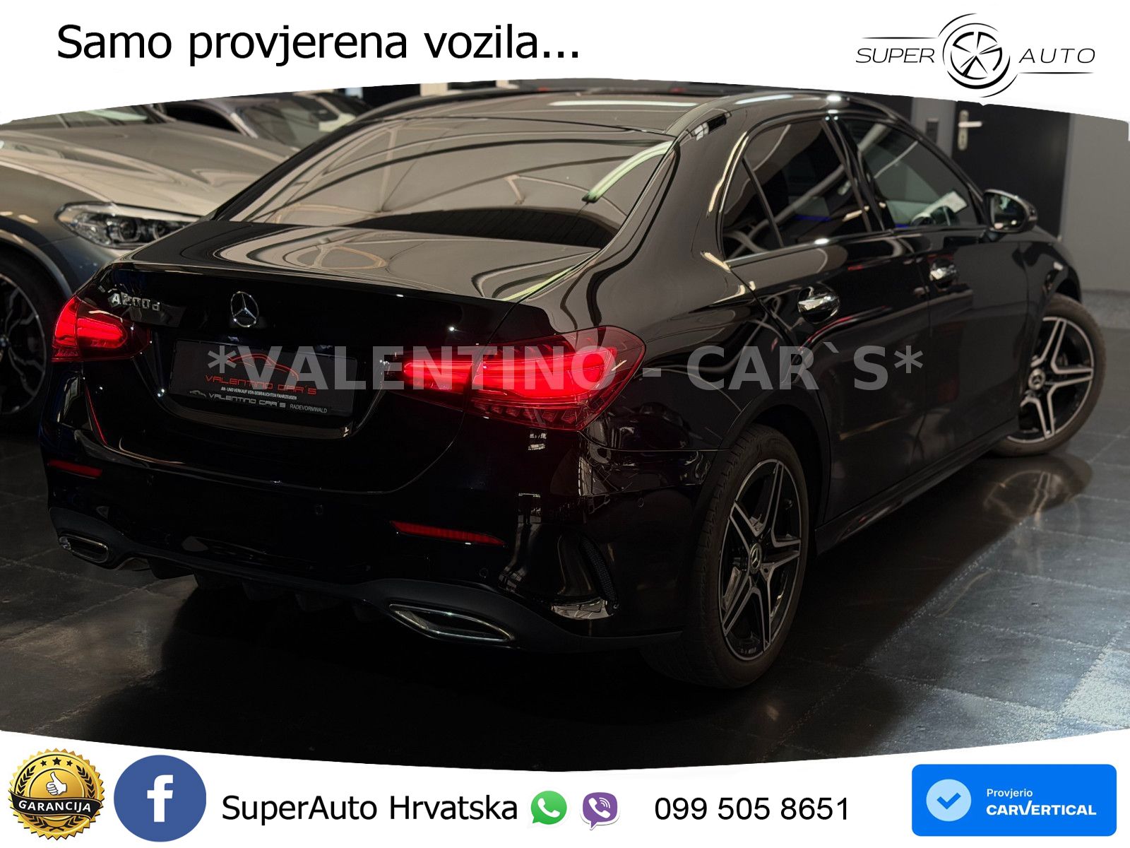 Mercedes-Benz A 200d 8G-DCT AMG LED+GR SJED+ACC