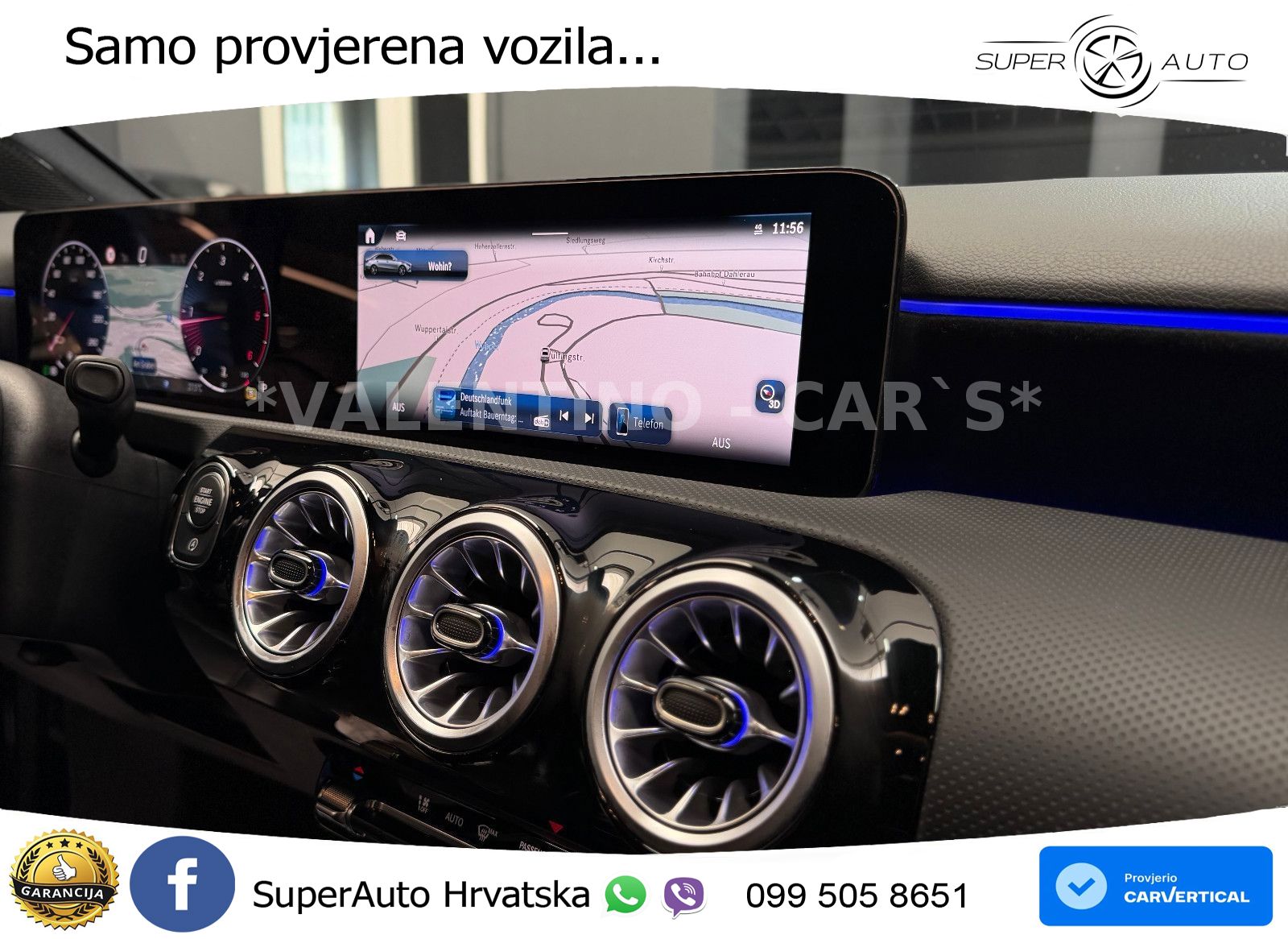 Mercedes-Benz A 200d 8G-DCT AMG LED+GR SJED+ACC