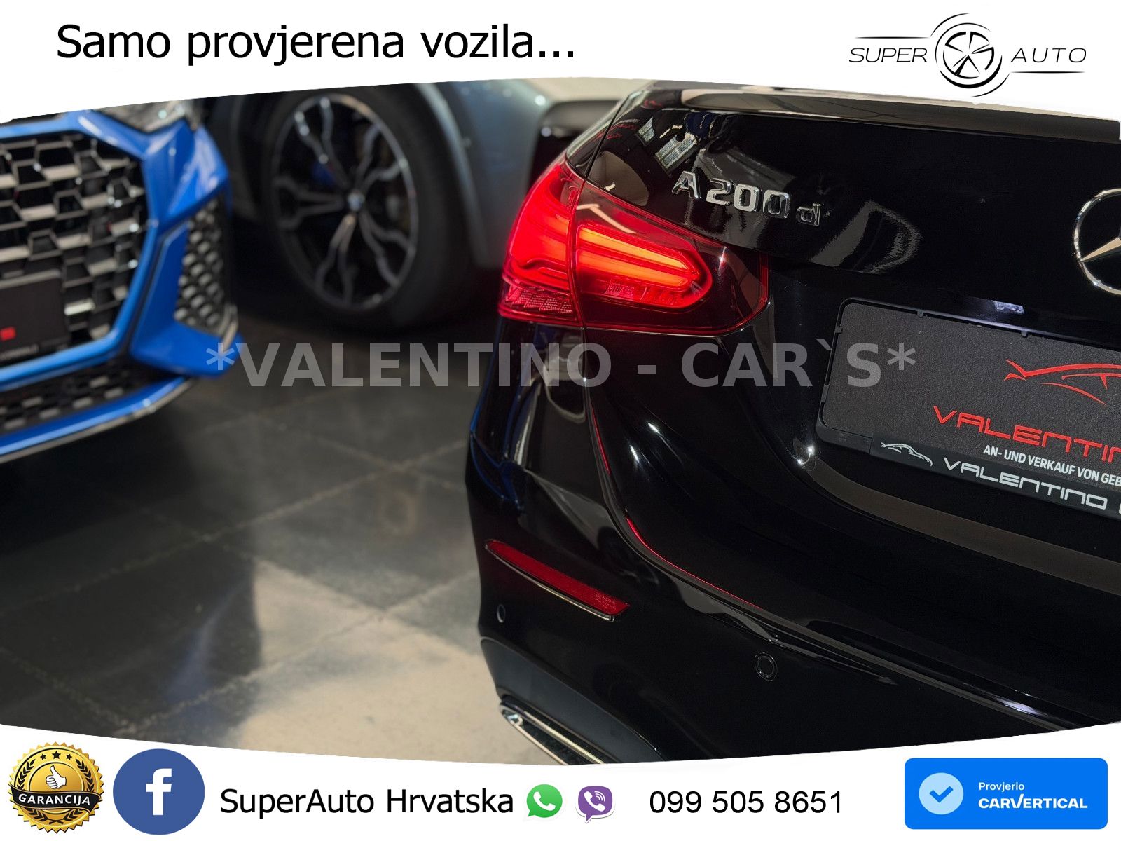 Mercedes-Benz A 200d 8G-DCT AMG LED+GR SJED+ACC
