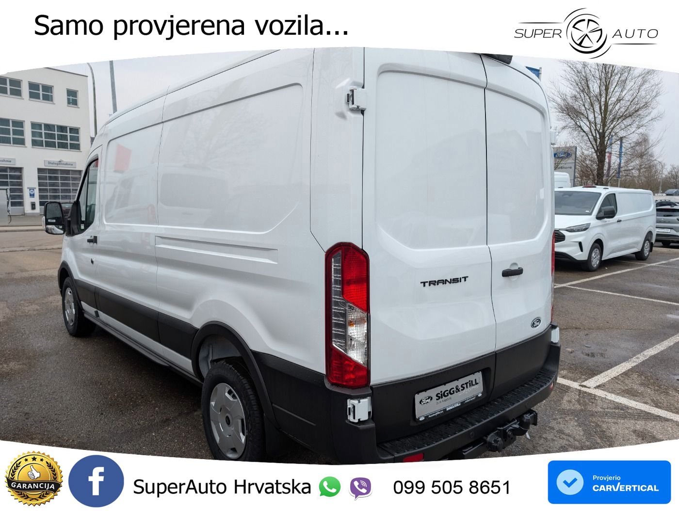 Ford Transit Kasten Trend 350 L3 Aut. AHK*ACC*360*SHZ 165 KS