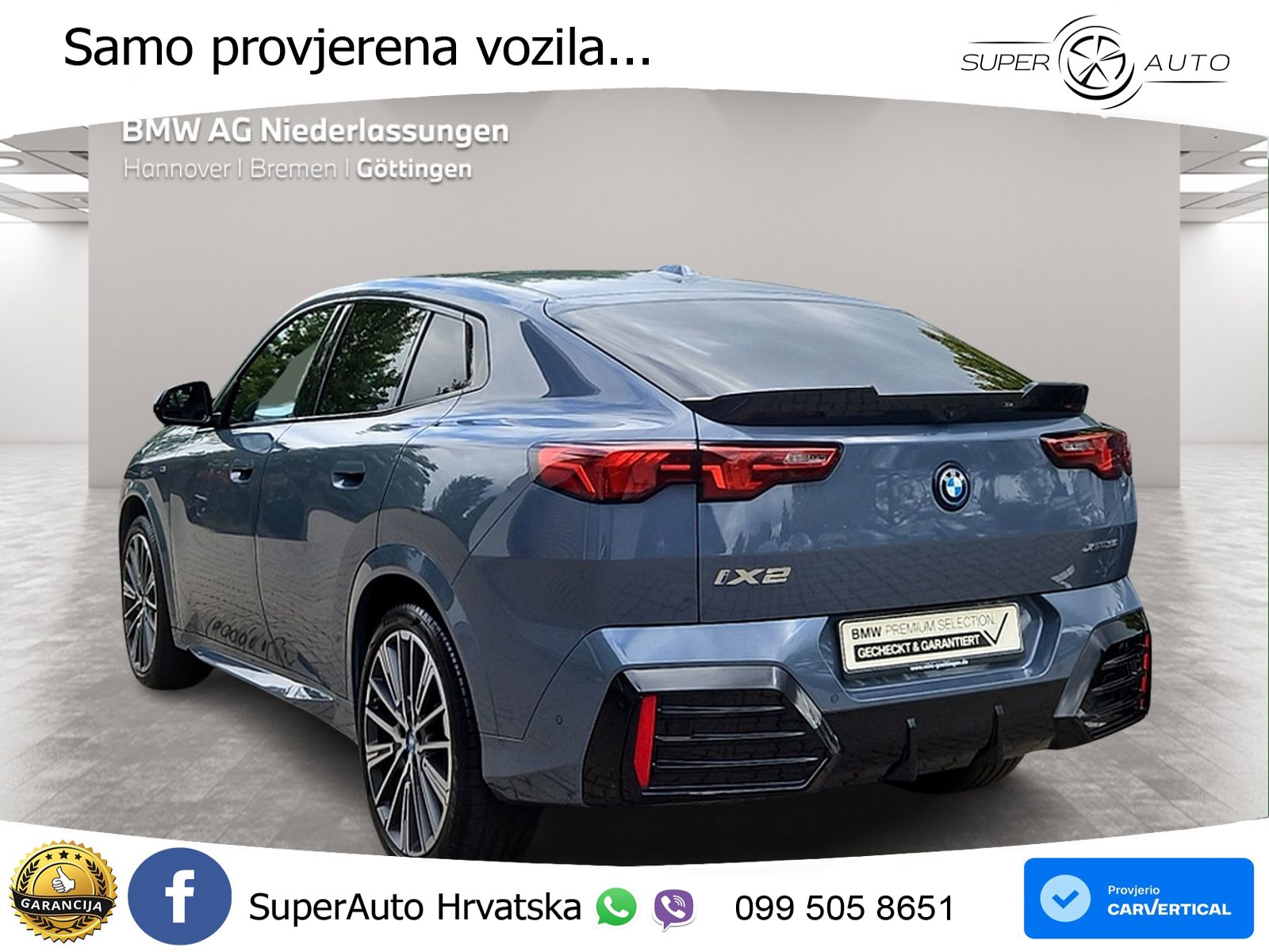 BMW iX2 66.5 kWh (313 KS) xDrive30