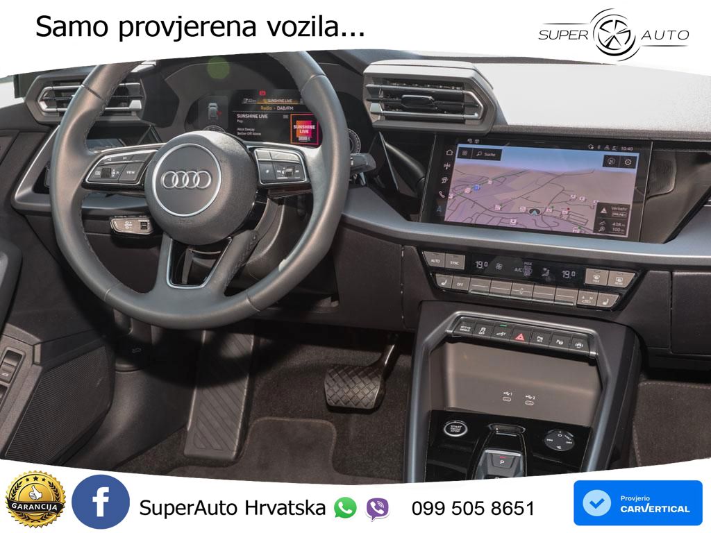 Audi A3 Sportback 40 TFSI e (204 KS) Plug-in Hybrid S tronic advanced LED+GR SJED+ACC