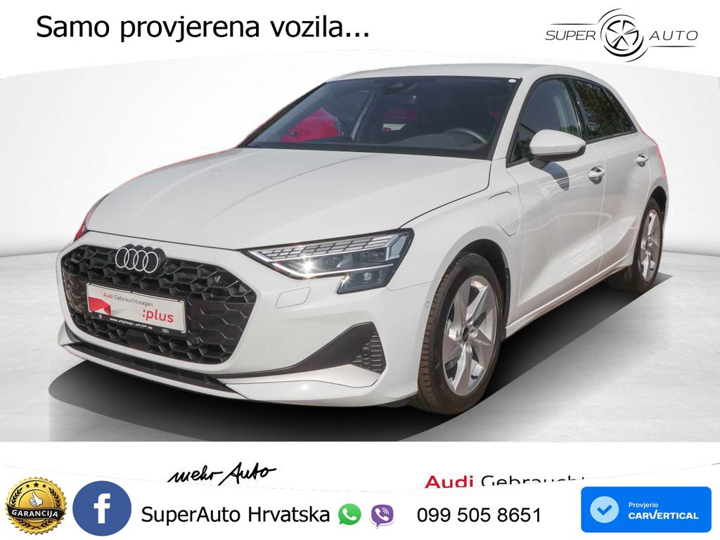 Audi A3 Sportback 40 TFSI e (204 KS) Plug-in Hybrid S tronic advanced LED+GR SJED+ACC