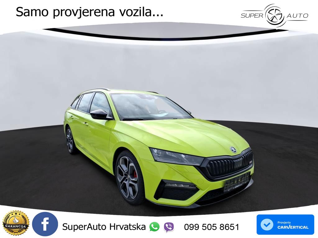 Škoda Octavia Combi RS 2.0 TSI (245 KS) DSG LED+GR SJED+ACC