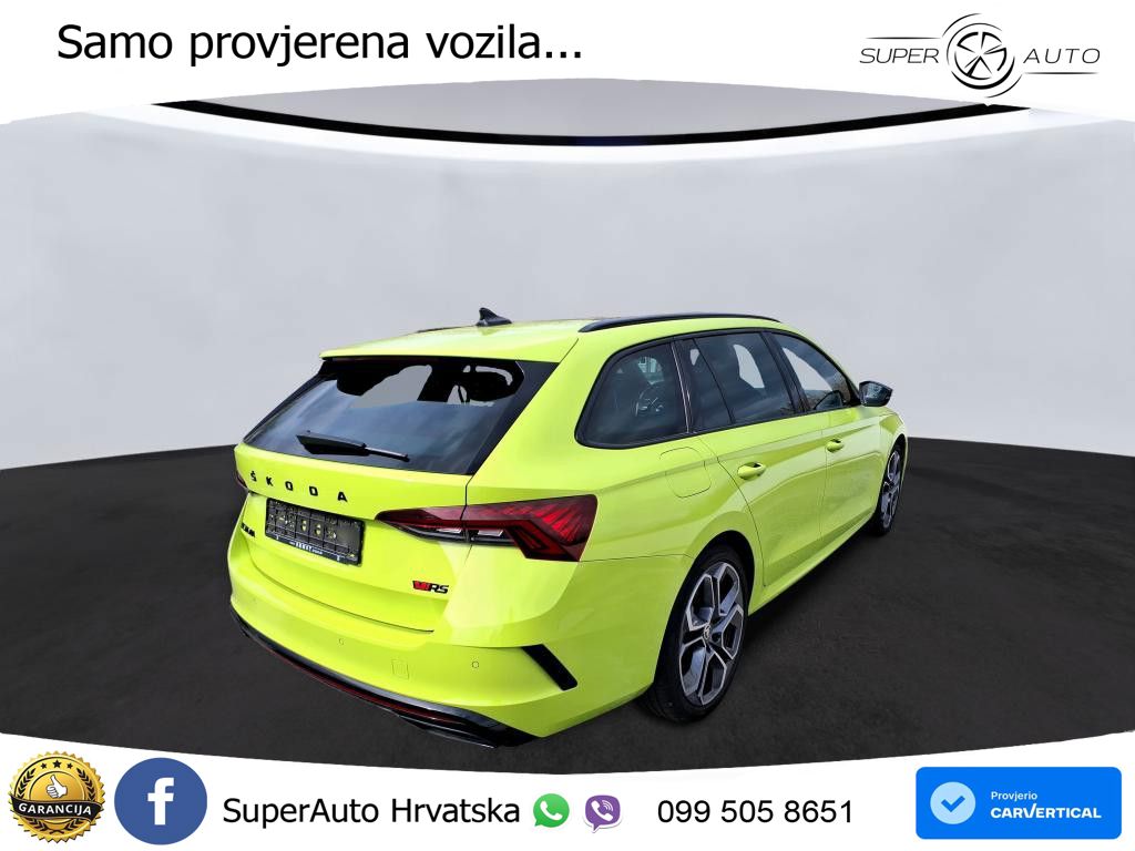 Škoda Octavia Combi RS 2.0 TSI (245 KS) DSG LED+GR SJED+ACC
