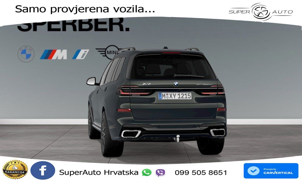 BMW X7 40d (352 KS) xDrive Steptronic ZRAČNI+ACC+GR SJED+KAM+PANO