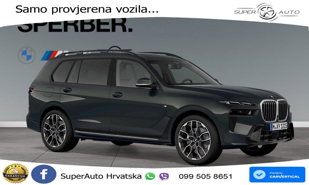 BMW X7 40d (352 KS) xDrive Steptronic ZRAČNI+ACC+GR SJED+KAM+PANO